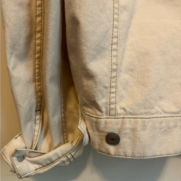 Club Monaco White Denim Jacket - L - Large - Picture 5 of 10